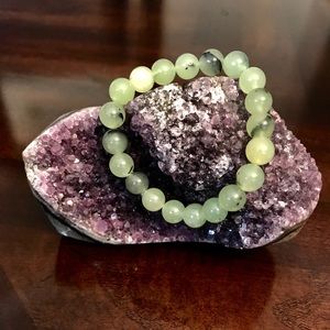 Genuine Peridot Crystal Gemstone bracelet